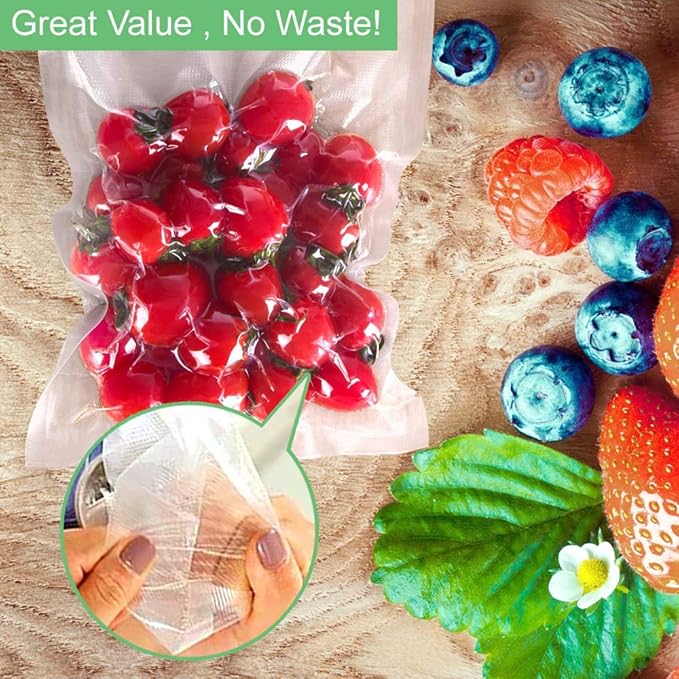 O2frepak 300 Count 10x13 Plus Quart Vacuum Sealer Bags with BPA Free and Heavy Duty, Vacuum Seal Food Sealer Bags,Great for Food Storage Vaccume Sealer PreCut Bag