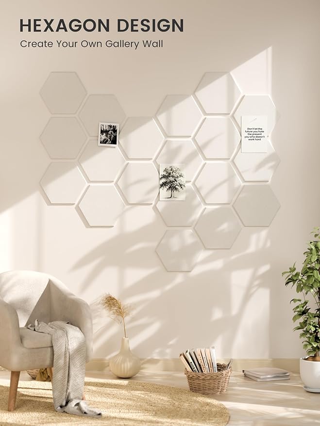 Fluxynara Hexagon Cork Board Alternative