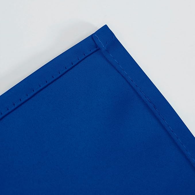 LEMOMO Blackout Curtains 52 x 120 Inch Long Royal Blue Curtains Set of 2 Panels