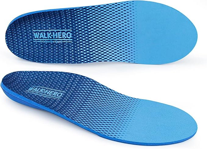 Plantar Fasciitis Feet Insoles Arch Supports Orthotics Inserts Relieve Flat Feet, High Arch (Mens 11-11 1/2 | Womens 13-13 1/2)