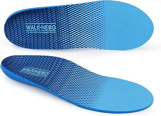 Plantar Fasciitis Feet Insoles Arch Supports Orthotics Inserts Relieve Flat Feet, High Arch (Mens 11-11 1/2 | Womens 13-13 1/2)