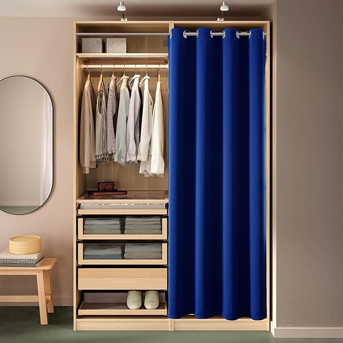 ChrisDowa Blackout Curtains 120 Inches Long