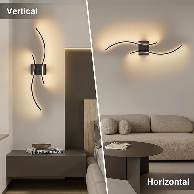 KARTOOSH Battery Operated Wall Sconce