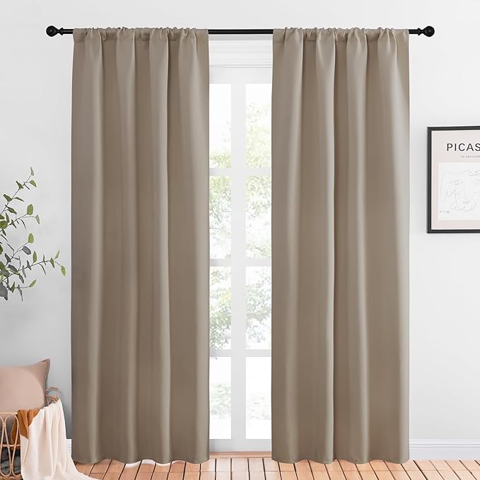 NICETOWN Blackout Curtains for Living Curtains, 2 Panels, 42 by 84, Room