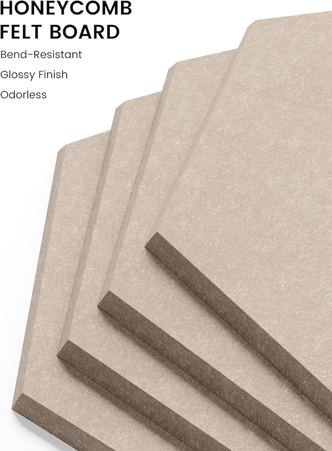 Fluxynara Hexagon Cork Board Alternative