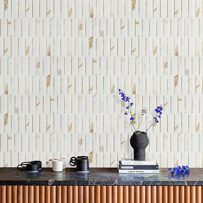 Vamos Tile Peel and Stick Backsplash Seamless Tile, 1-Sheet Stick on Backsplash