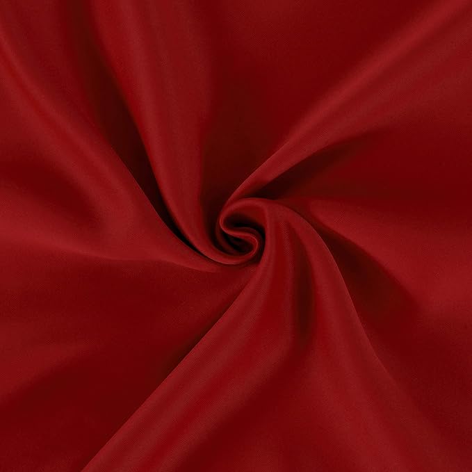 LEMOMO Red Blackout Curtains 34 x 84 Inch Length/Set of 2 Curtain
