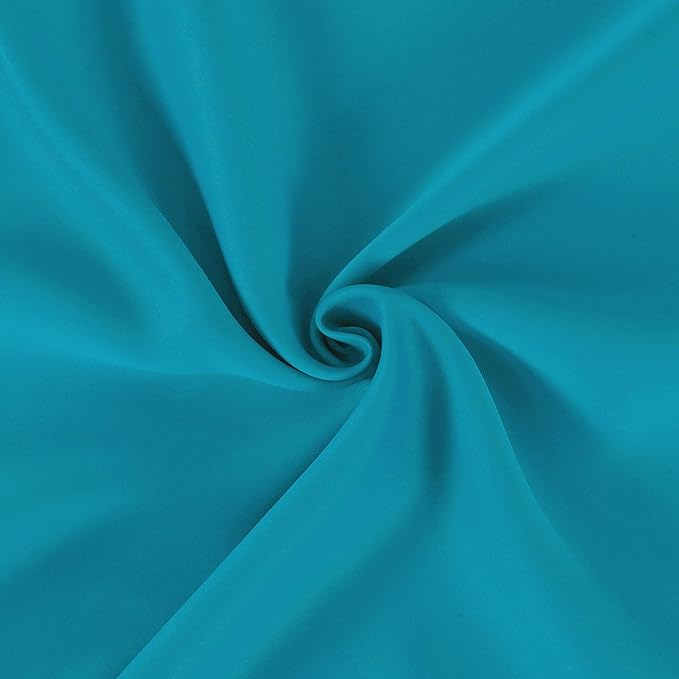 LEMOMO Teal Blackout Curtains/42 x 84 Inch/Set of 2 Panels Thermal Room