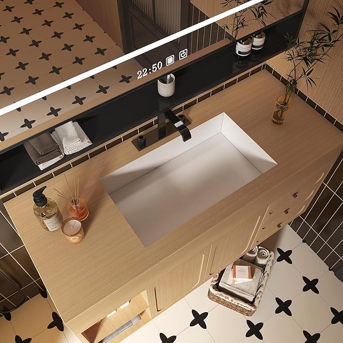BOMENG Extra Wide Brown Wood Contact Paper Thick Oak Wood Wallpaper Peel and