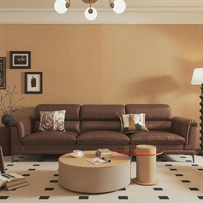 BOMENG Extra Wide Brown Wood Contact Paper Thick Oak Wood Wallpaper Peel and
