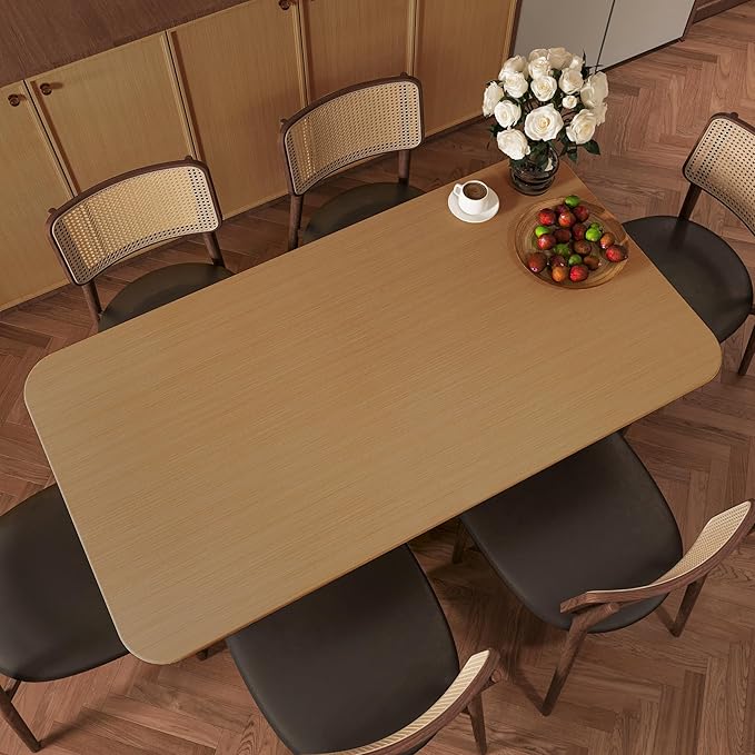BOMENG Extra Wide Brown Wood Contact Paper Thick Oak Wood Wallpaper Peel and