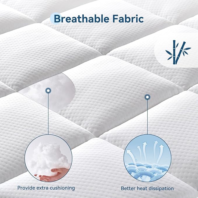 ONENICE 5 Inch Mattress Twin for Kids, Cooling Gel‑Infused Memory Foam Mattresses in a Box, Imitation Cotton Fabric with 3D Down Alternative Filling Pillowtop CertiPUR-US® Certified, Fiberglass-Free