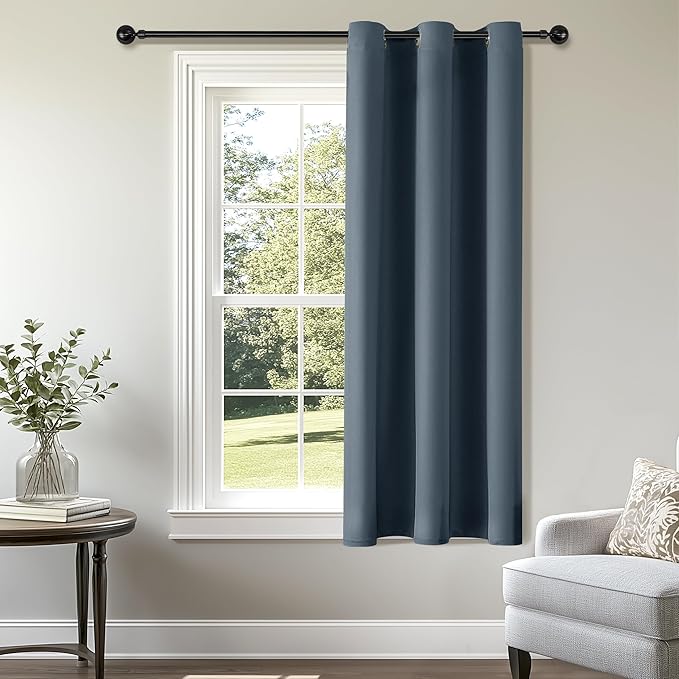 ChrisDowa Small Window Curtains 50 inches Long