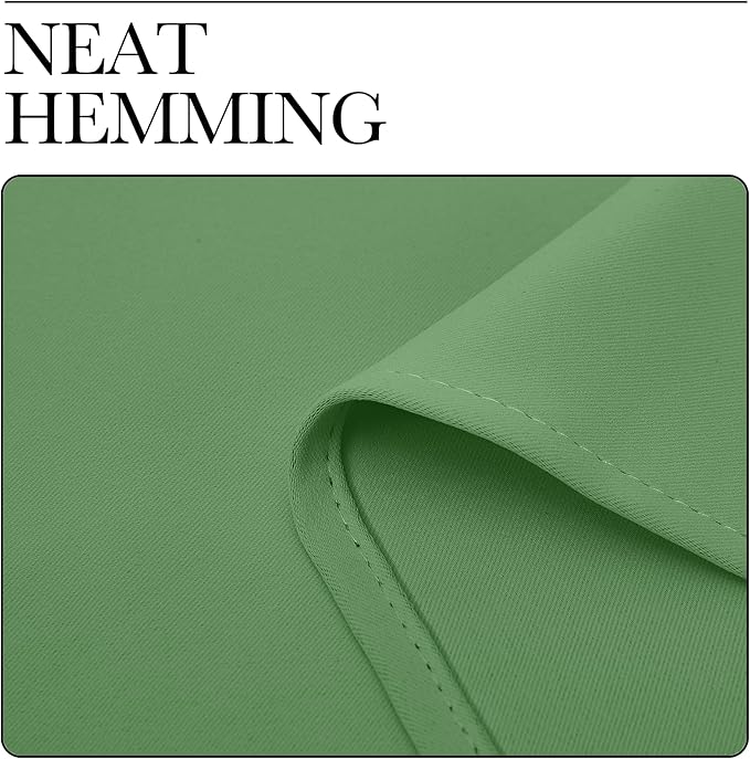 NICETOWN Froest Green Blackout Curtains 40 inches Length
