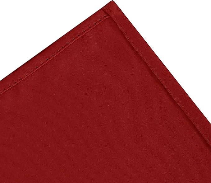 LEMOMO Red Thermal Blackout Curtains/42 x 72 Inch/Set of 2 Panels Room