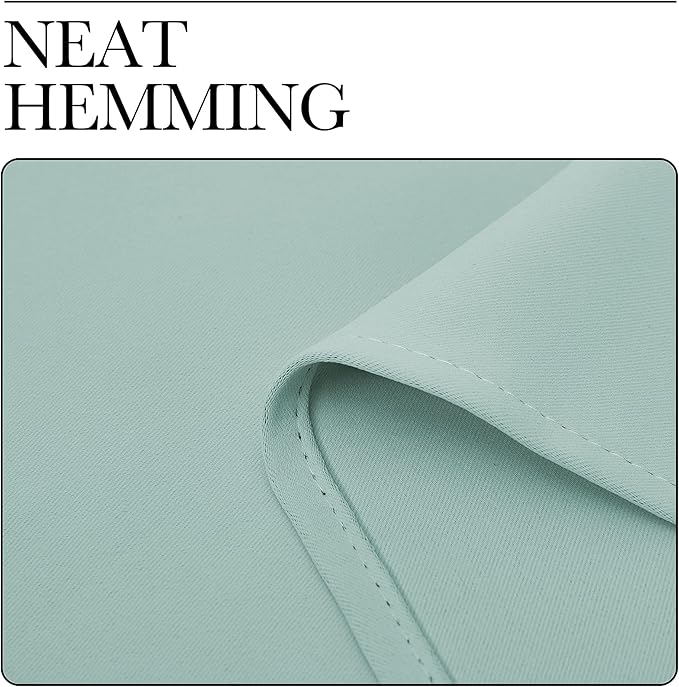 NICETOWN Aqua Blue Blackout Curtains