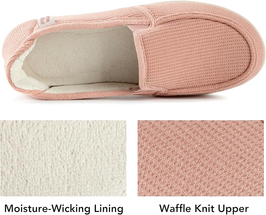 RockDove Women's Two-Tone Hoodback Slipper with Removable Insole
