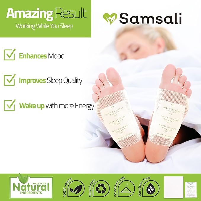 Ginger Foot Pads for Pain Relief: 120-Pack Natural Bamboo Vinegar Bamboo Charcoal Wormwood Lavender Ingredients Foot Patches - Comfort for Stress Relief Relaxation - Ideal for Adults Elderly