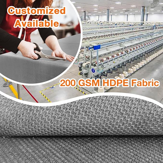 Artpuch Outdoor Pergola Shade Cover 22x24 FT Sun Shade Cloth with Grommets Light Grey 90% UV Protection Canopy Patio Privacy Screen (Customized Available)