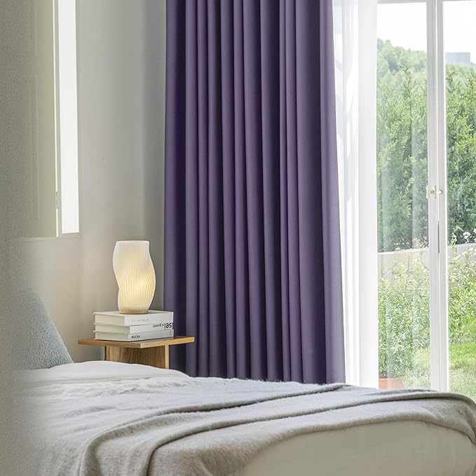 FMFUNCTEX 100% Blackout Curtains
