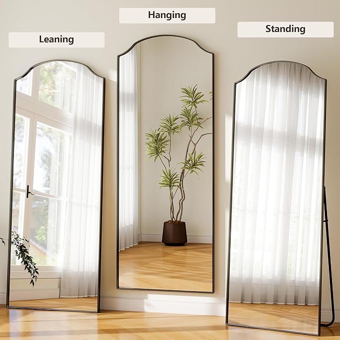 Arched Full Length Mirror Full Body Mirrors