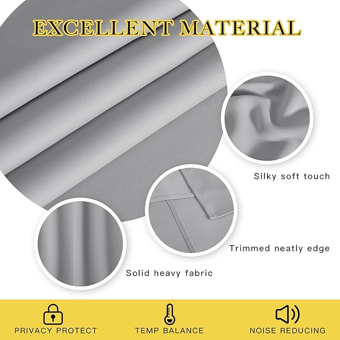 NICETOWN Sliding Glass Door Curtain