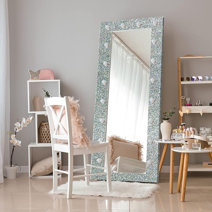 CRE8TIVE Silver Holographic Glitter Wallpaper Border Fabric Glitter Wallpaper
