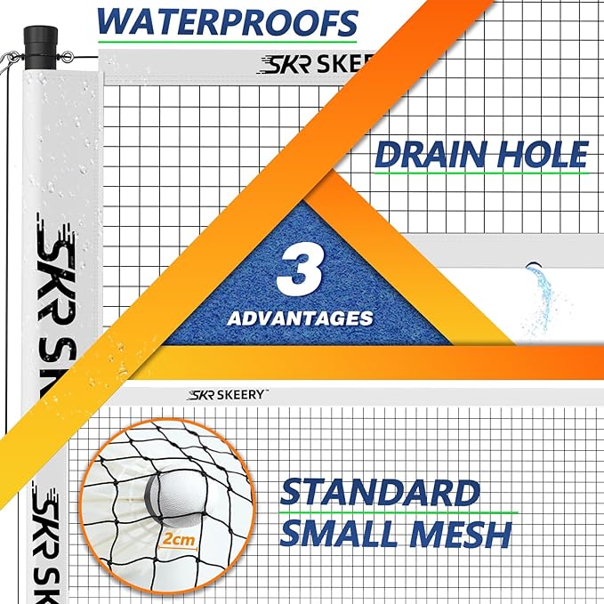 Professional Badminton Set with Winch System,Portable Badminton Net includes Carbon Aluminum Badminton Rackets Set of 4,3 Shuttlecocks and Carrying Bag,Badminton Sets for Backyards,Beach