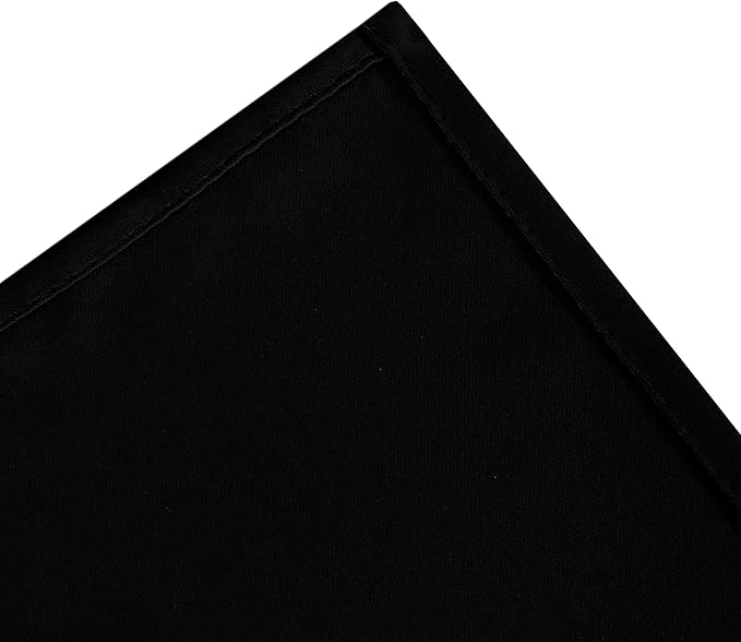 LEMOMO Black Blackout Curtains 34 x 54 Inch Length/Set of 2 Curtain