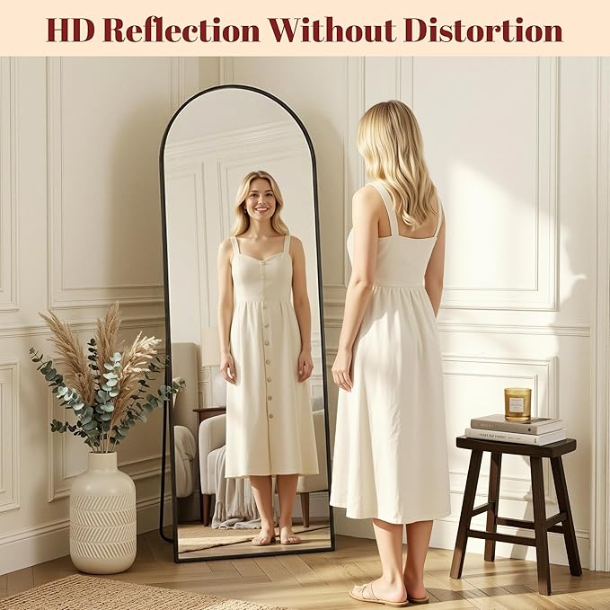 Suidia 88"x44" Arched Full Length Mirror