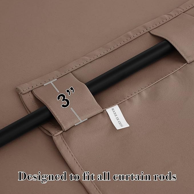 RYB HOME Small Window Curtains