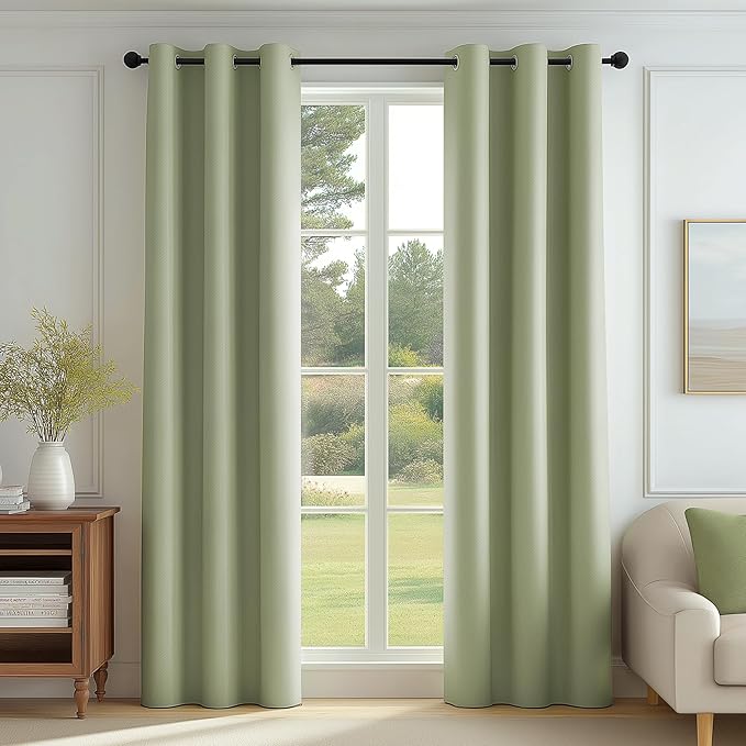 FMFUNCTEX 100% Blackout Curtains