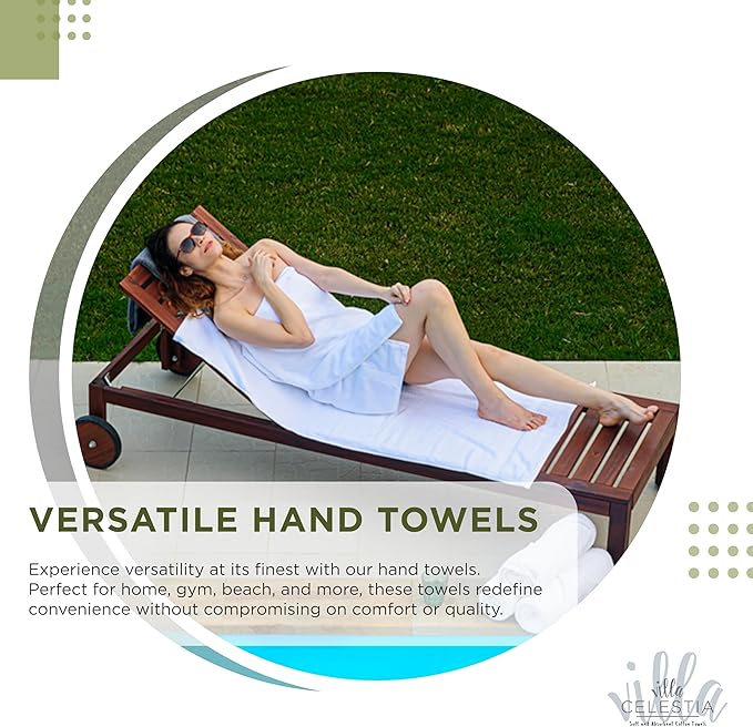 100% Cotton Bath Towel Set of 12-4 Bath Towels, 4 Hand Towels, 4 Wash Cloths, Sustainable, Soft, Highly Absorbent, Combed Cotton 12 Piece Set for Hotels, Spa, Bathroom, Dorm, Sage