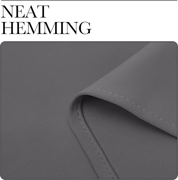 NICETOWN Short Curtains, Home Decoration Thermal Insulated Rod Pocket Blackout