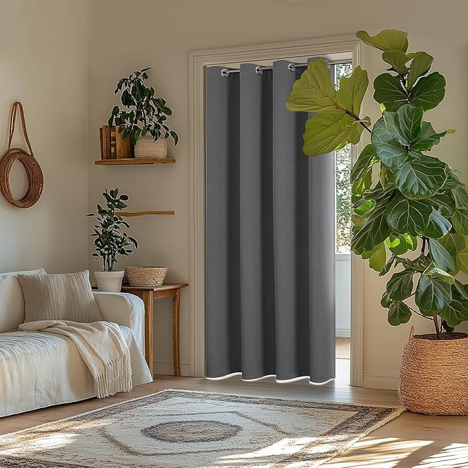 ChrisDowa Blackout Curtains 36 Inches Long