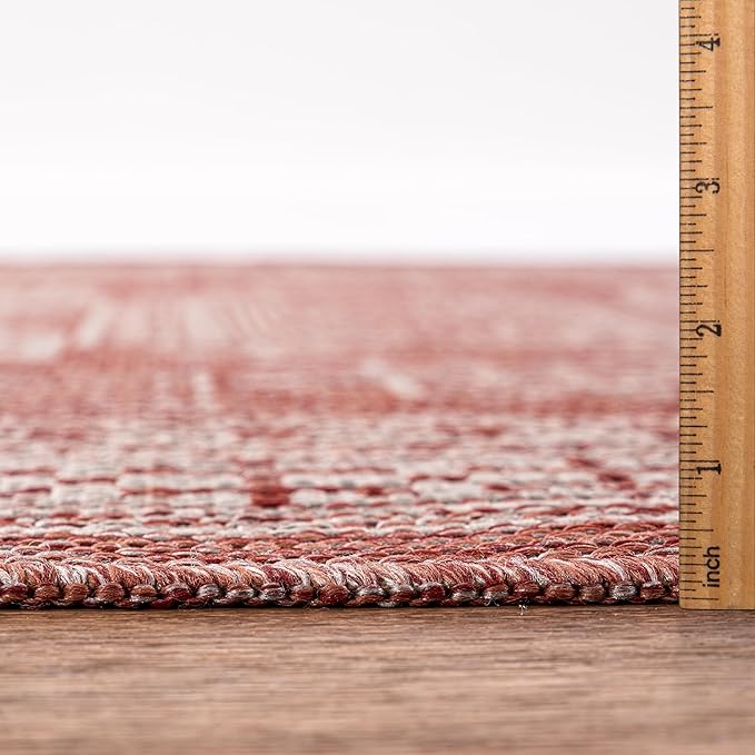 Keen Home Design Terrace Outdoor Runner Rug - 2x6 Washable Indoor/Outdoor Rug for Patio, Kitchen, Balcony, Beach, Garden, Deck and Porch, Size: 2'2"x5'7"