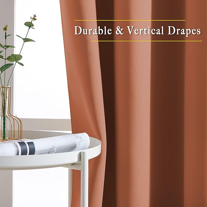 NICETOWN Blackout Curtain for French Door