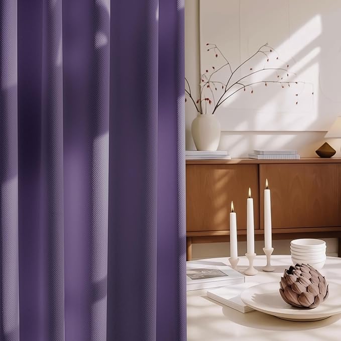 FMFUNCTEX 100% Blackout Curtains