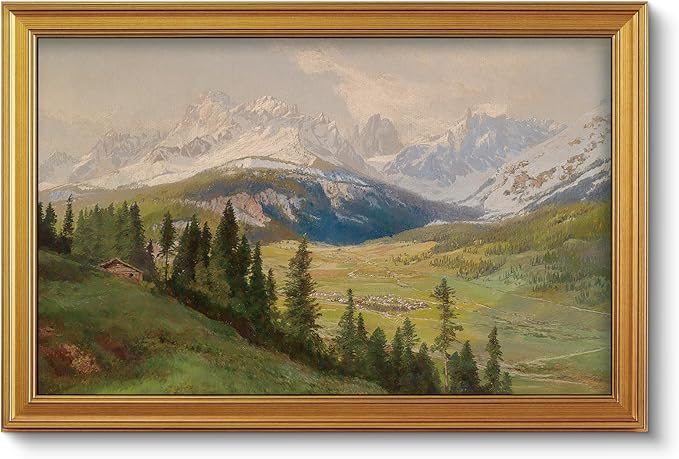 VIYYIEA Vintage Gold Framed Wall Art