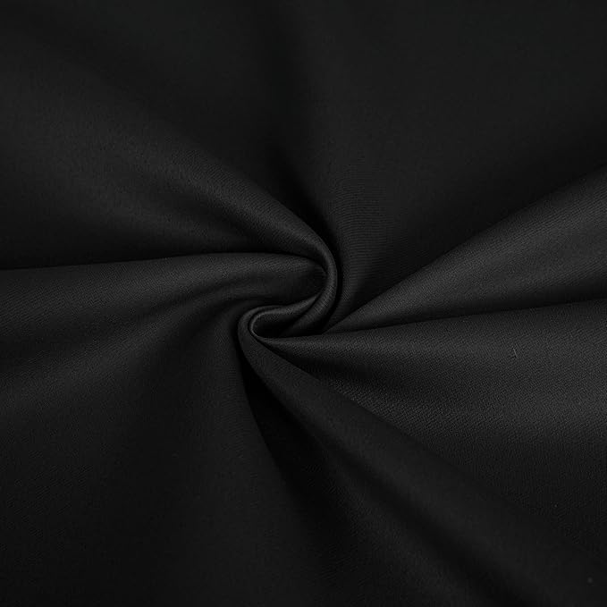 IGEMAEVE Black Curtains for Living Room, Custom Curtains Blackout Thermal