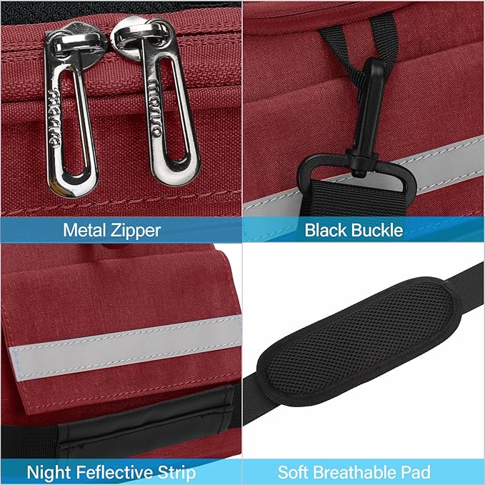 MOSISO Bike Rack Bag, Waterproof Bicycle Trunk Pannier Rear Seat Pouch Cycling Bike Carrier Backseat Storage Luggage Saddle Shoulder Bag