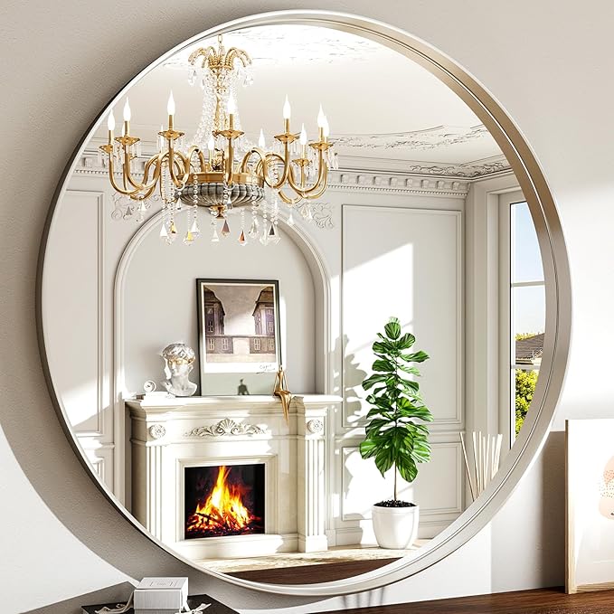 36 Inch Round Bathroom Mirror
