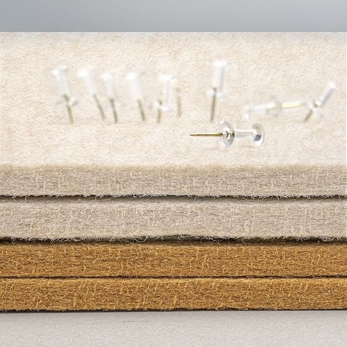 Lightomorrow Bulletin Board, 35 x 17 1/2 inches Felt Board