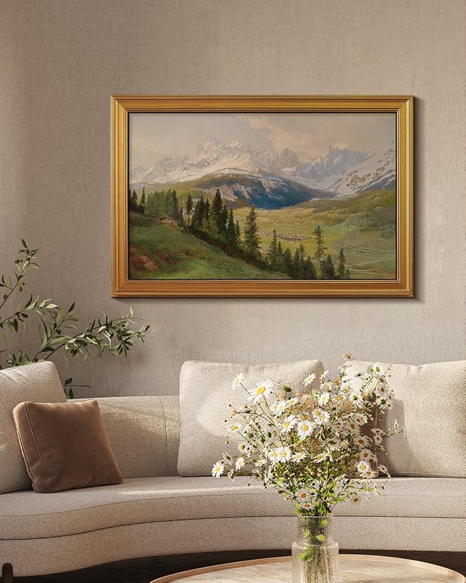 VIYYIEA Vintage Gold Framed Wall Art