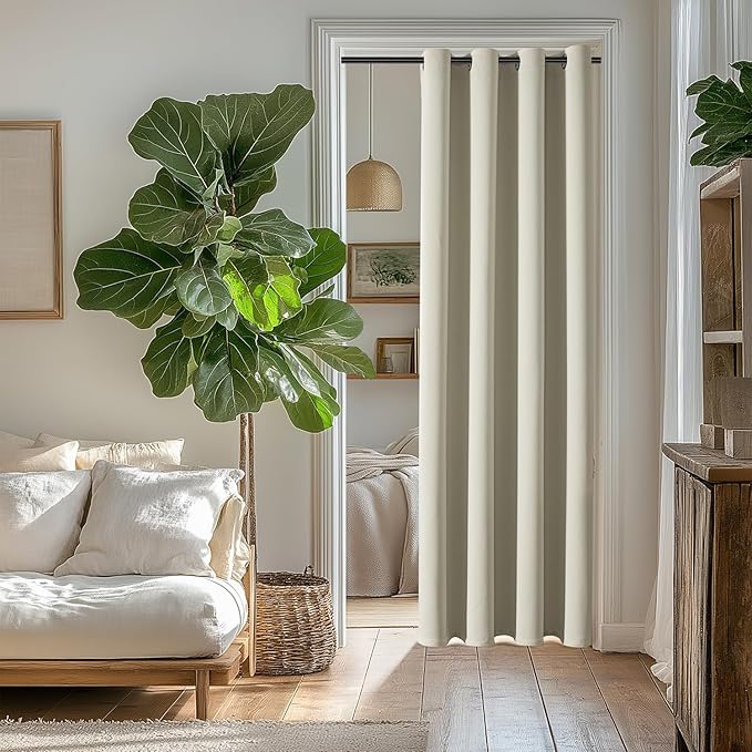 ChrisDowa Blackout Curtains 120 Inches Long