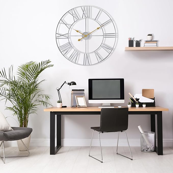 Sorbus Large Wall Clock for Living Room Decor