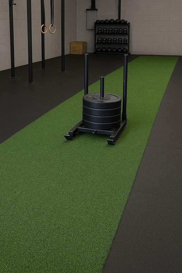 Ottomanson Artificial Turf Golf Hitting Mat 3' x 13' Indoor/Outdoor Waterproof Synthetic Fake Grass for Putting Practice Baseball Football Sports Gym Backyard, Custom Size 2' up to 30'