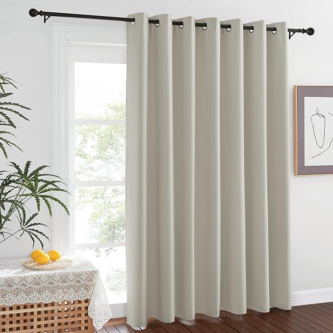NICETOWN Blackout Curtain for Patio Sliding Door