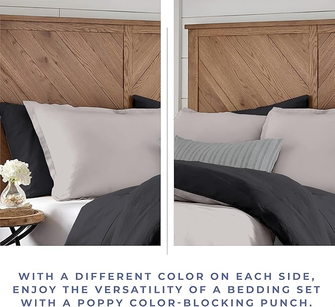 Kotton Culture 120"x120" 1 Pc Super King Plus/Super Oversize King Duvet Cover Only 100% Egyptian Cotton -600 TC Comforter Cover Zipper Closure & Corner Ties Fits Only Extra Large Inserts -Blended Grey