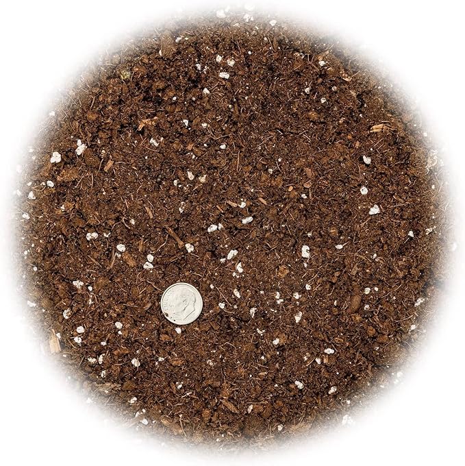 GARDENERA Premium Bamboo Potting Soil Mix - (20 Quarts Bag)